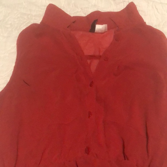 Mid length red dress - Picture 2 of 4